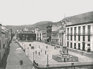 Plaza de la Candelaria, Santa Cruz de Tenerife, Kanári-szigetek, Spanyolország, 1895. alkotó: Unbekannt