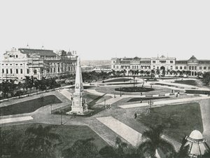 Victory Square, Buenos Aires, Argentína, 1895. alkotó: Unbekannt