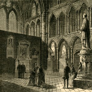 Poets Corner, Westminster Abbey, 1881. alkotó: Unbekannt