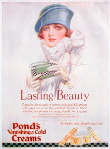 Ponds Cream hirdetés, 1927 alkotó: Unbekannt