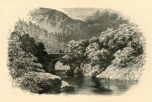 Aberglaslyn híd, Észak-Wales, 1890. alkotó: Unbekannt