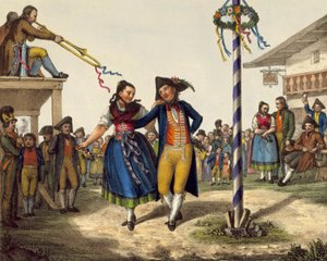 Népszerű ünnepségek, 19. század közepe alkotó: Unbekannt