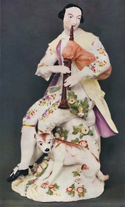 Porcelán figura WD-CO jelzéssel. Derby, 1760 körül, 1760 körül alkotó: Unbekannt