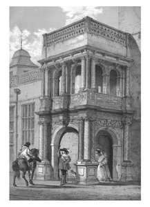 Veranda Audley Endben, Essex, 1840. alkotó: Unbekannt