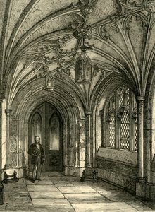 Porsche a Szent Sír-templomból, 1872. alkotó: Unbekannt