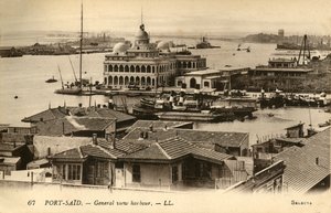 Port-Said. - Általános kikötő. - LL., c1918-c1939. alkotó: Unbekannt