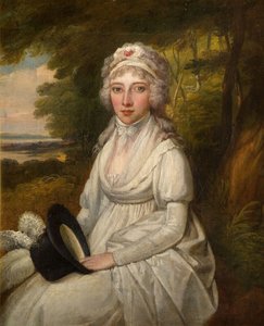 Az Osler család hölgyének portréja, 1780-1800. alkotó: Unbekannt