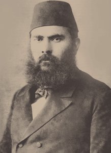 Ahmet Mithat portréja 1844-1912, 19. század vége. alkotó: Unbekannt