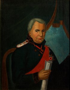 Alekszandr Szemjonovics Shishkov portréja 1754-1841, 1820-as évek alkotó: Unbekannt