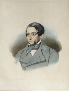 Andrej Alekszandrovics Krajevszkij portréja 1810-1889, 1840-es évek eleje alkotó: Unbekannt
