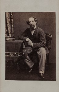 Charles Dickens portréja 1812-1870, 1860-as évek. alkotó: Unbekannt