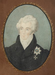 Alekszandr Lvovics Nariskin gróf portréja 1760-1826, XIX. század második negyede alkotó: Unbekannt