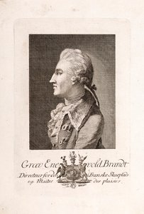 Enevold Brandt gróf portréja 1738-1772. alkotó: Unbekannt
