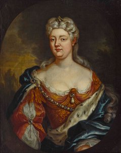 Caroline nassau-saarbrückeni grófnő portréja 1704-1774, c. 1725.