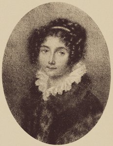 Josephine Deym Stritetz grófnő portréja, született Brunsvik de Korompa 1779-1821, c. 1800. alkotó: Unbekannt
