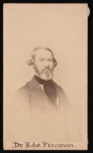 Dr. Edward R. Foreman portréja 1808-1885, 1876 előtt. alkotó: Unbekannt