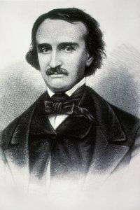 Edgar Allan Poe (1809-1849) amerikai író portréja. századi metszet. alkotó: Unbekannt