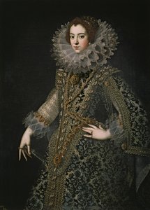 Francia Erzsébet portréja 1602-1644, spanyol királynő hitvese, kb. 1620 alkotó: Unbekannt