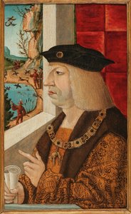 I. Maximilian császár portréja 1459-1519, 16. század. alkotó: Unbekannt