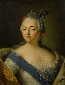 Erzsébet orosz császárné portréja 1709-1762. alkotó: Unbekannt