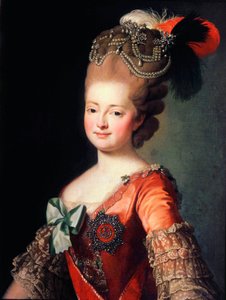 Mária Fedorovna császárné portréja, 18. század vége vagy 19. század eleje