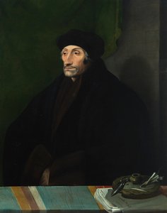 Rotterdami Erasmus portréja 1467-1536, 16. század. alkotó: Unbekannt