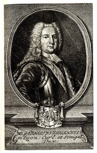 Ernst Johann von Biron 1690-1772 Kurland és Szemgallia hercegének és az Orosz Birodalom régensének portréja alkotó: Unbekannt