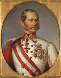 I. Ferenc József osztrák portréja, 1855 körül alkotó: Unbekannt