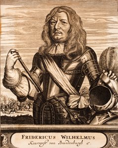 Frigyes Vilmos 1620-1688, brandenburgi választófejedelem, Poroszország hercegének portréja, 1675. alkotó: Unbekannt