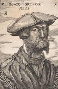 Georg Pencz Imago Gregori Peins portréja. alkotó: Unbekannt