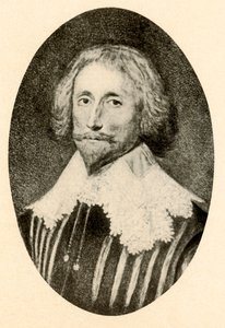 George Sandys portréja vágott duplarésszel és Vandyke gallérral, 1610-1630, 1937. alkotó: Unbekannt