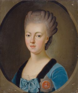 Natalia Aleksejevna orosz nagyhercegnő 1755-1776, Vilhelmina Lujza hessen-darmstadti hercegnő portréja, 1770-es évek