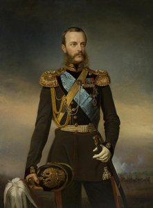 Michael Nikolaevich orosz nagyherceg portréja 1832-1909, 1860-as évek eleje alkotó: Unbekannt
