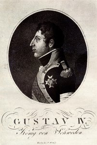 IV. Svéd Gustav Adolf portréja, 19. század eleje. alkotó: Unbekannt