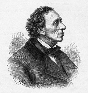 Hans Christian Andersen portréja 1805-1875, 1850 körül. alkotó: Unbekannt