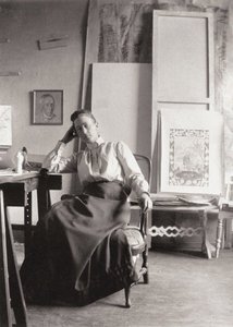 Hilma af Klingt portréja 1862-1944, c. 1900 alkotó: Unbekannt