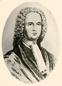 James Logan portréja, parókában és bírói köntösben, Pennsylvaniában hordva, 1745, 1937. alkotó: Unbekannt