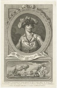 Jean Bart portréja 1650-1702, 1694. alkotó: Unbekannt