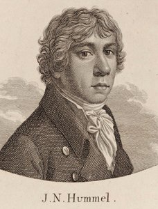 Johann Nepomuk Hummel portréja 1778-1837. alkotó: Unbekannt