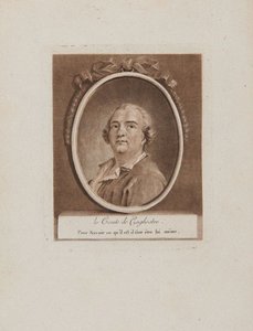 Joseph Balsam, Cagliostro grófjának portréja, 18. század. alkotó: Unbekannt
