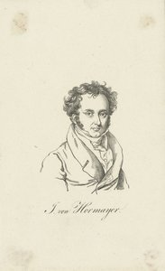 Hormayr József, zu Hortenburg báró portréja 1781-1848. alkotó: Unbekannt