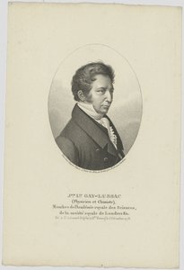 Joseph Louis Gay-Lussac portréja 1778-1850, c. 1824. alkotó: Unbekannt