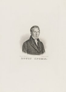 Louis Spohr portréja 1784-1859, c. 1830-1840. alkotó: Unbekannt