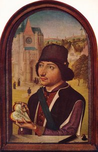 XI. Lajos portréja, c1456-58 alkotó: Unbekannt