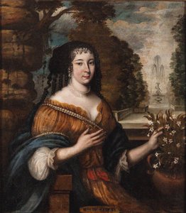 Madeleine de Scudéry portréja 1607-1701, 17. század. alkotó: Unbekannt