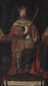 Portugál I. Manuel portréja 1469-1521, 1495. alkotó: Unbekannt