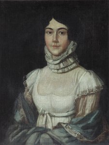 Mária Mihajlovna Lermontova portréja 1795-1817, 1810-es évek alkotó: Unbekannt