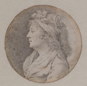 Savoyai Marie Louise 1749-1792, lamballei hercegnő portréja. alkotó: Unbekannt