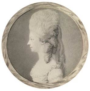 Savoyai Marie Louise 1749-1792, lamballei hercegnő portréja, XVIII. század második fele alkotó: Unbekannt