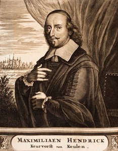 Maximilian Henrik bajor 1621-1688-as kölni érsek portréja, 1675. alkotó: Unbekannt